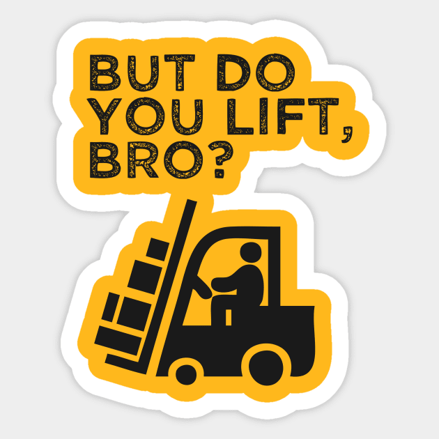 Forklift Operator Heavy Machinery Sticker by OakIslandMystery